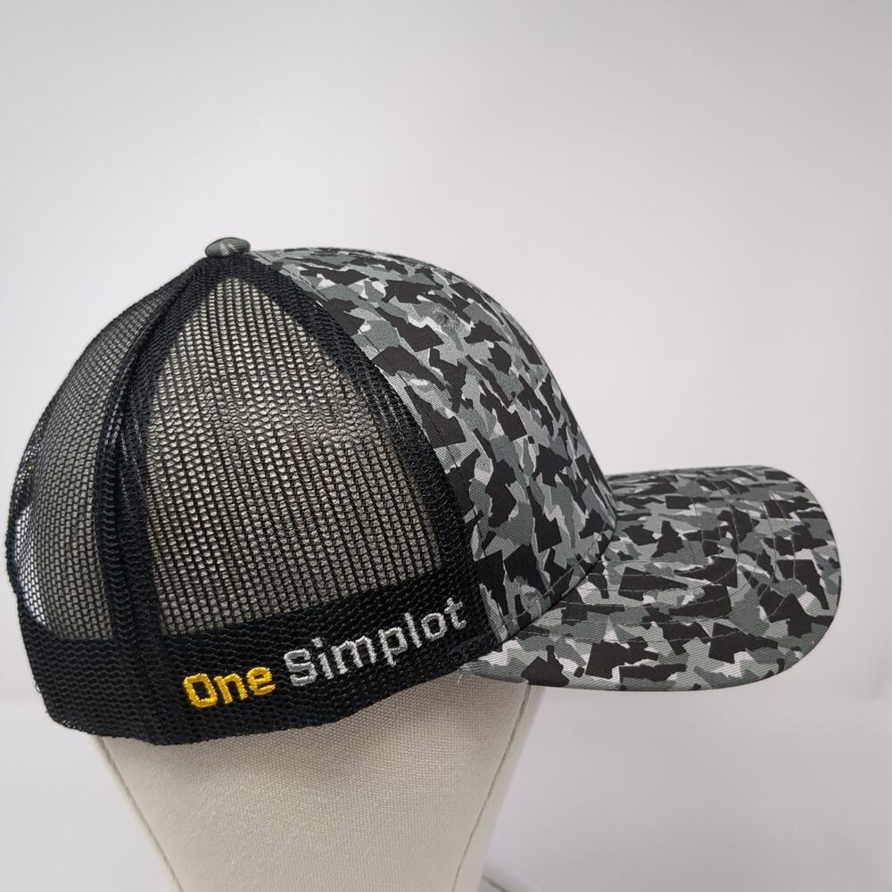 Simplot Aviation Snapback Trucker Hat Multi Os Ad… - image 5